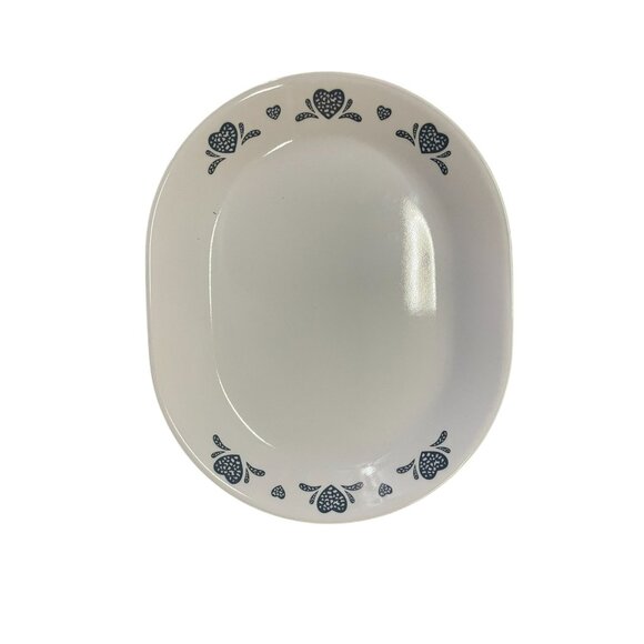 Corelle Other - Vintage Corelle Serving Tray Used Small Blue Hearts